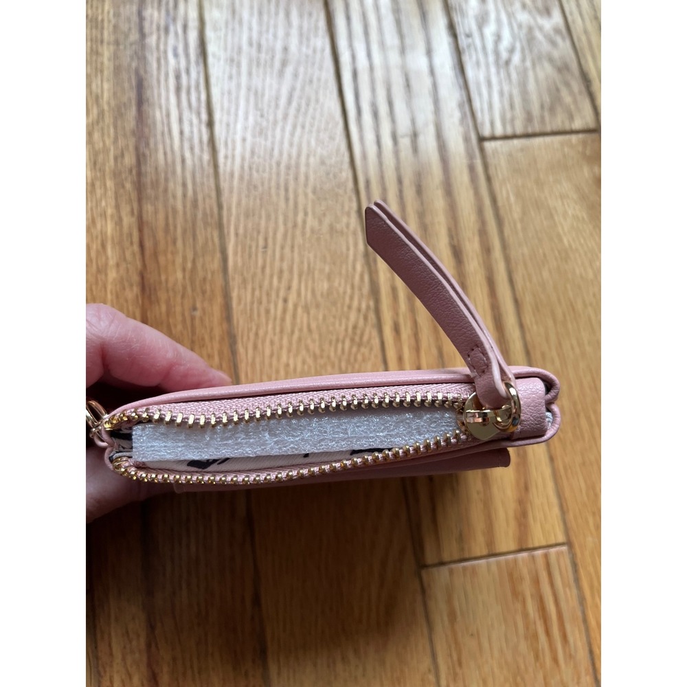 NWOTS Juicy Couture Pink Velour Rhinestone Tote Bag with Mini Purse Mirror - Picture 3 of 12